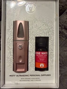 New Misti Ultrasonic Personal Diffuser with Rose Water - Rose Gold